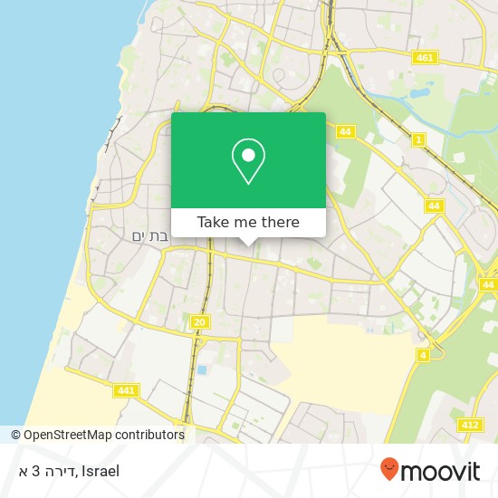 דירה 3 א map