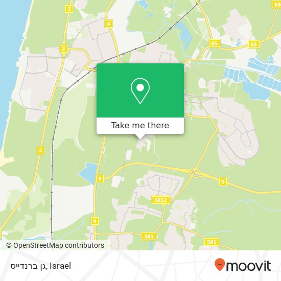 גן ברנדייס map