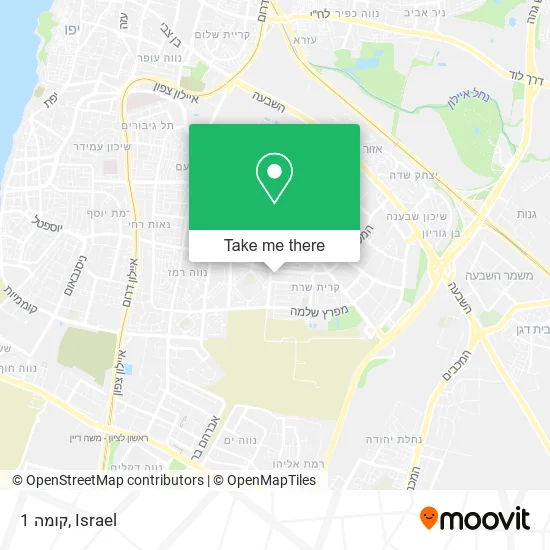 Карта קומה 1