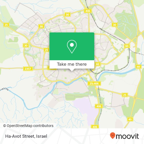 Карта Ha-Avot Street