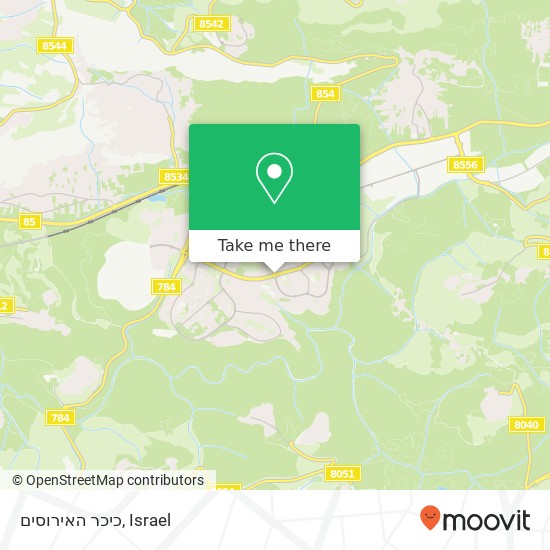 כיכר האירוסים map