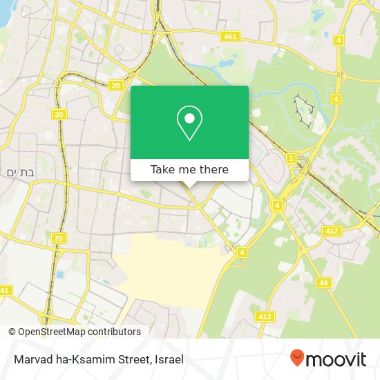 Marvad ha-Ksamim Street map