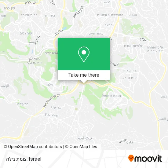 Карта צומת גילה