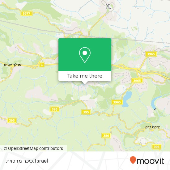 כיכר מרכזית map