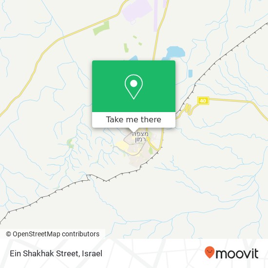 Карта Ein Shakhak Street