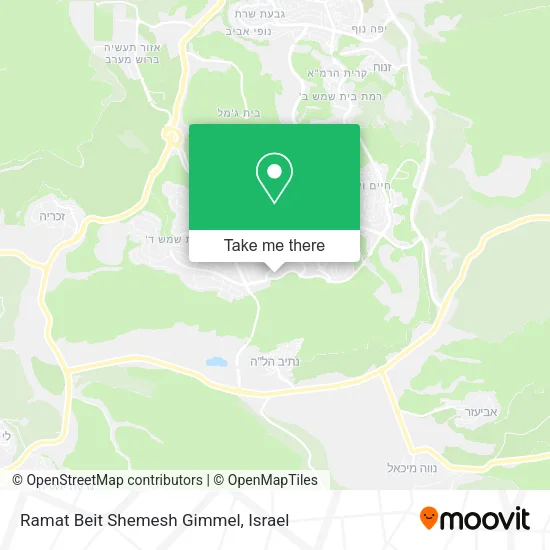 Карта Ramat Beit Shemesh Gimmel