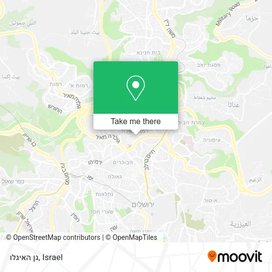 Карта גן האיגלו