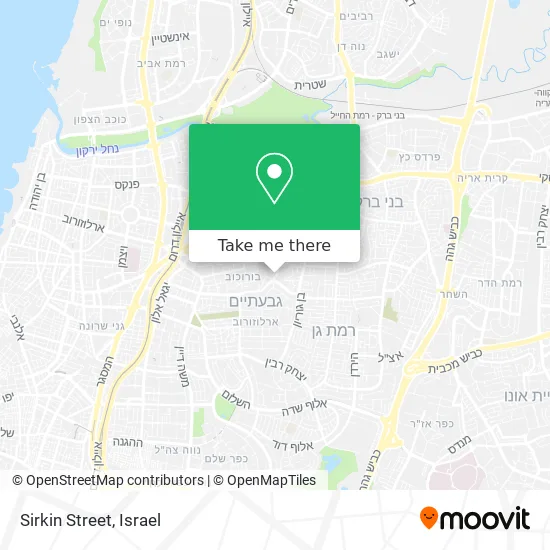 Карта Sirkin Street