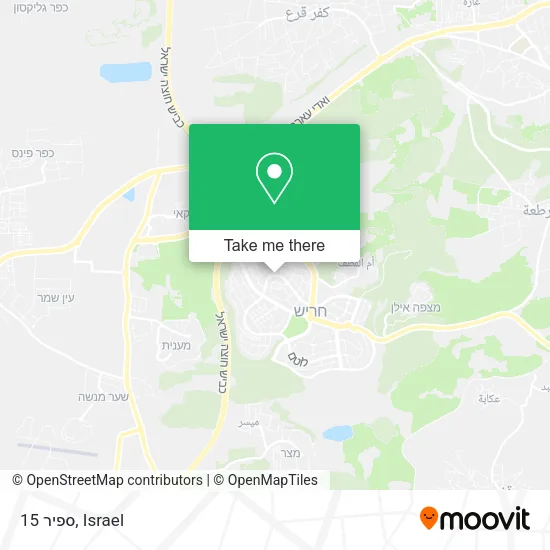 Карта ספיר 15