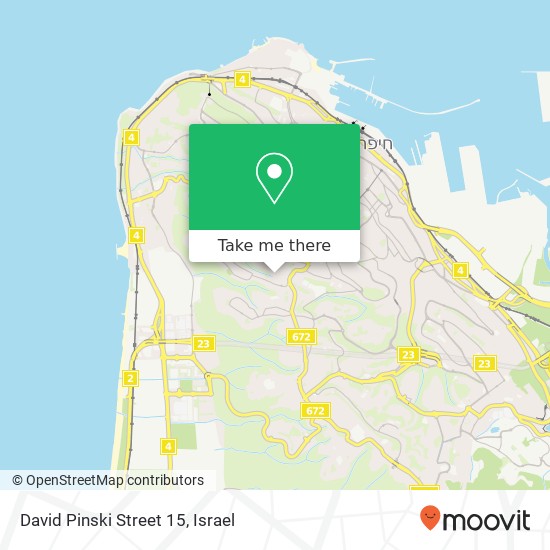Карта David Pinski Street 15
