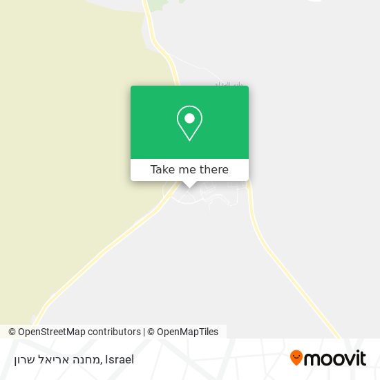 מחנה אריאל שרון map