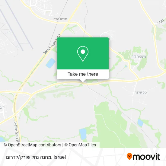 Карта מחנה נחל שורק/לדרום
