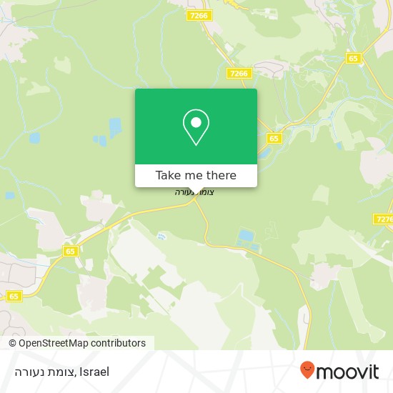 צומת נעורה map