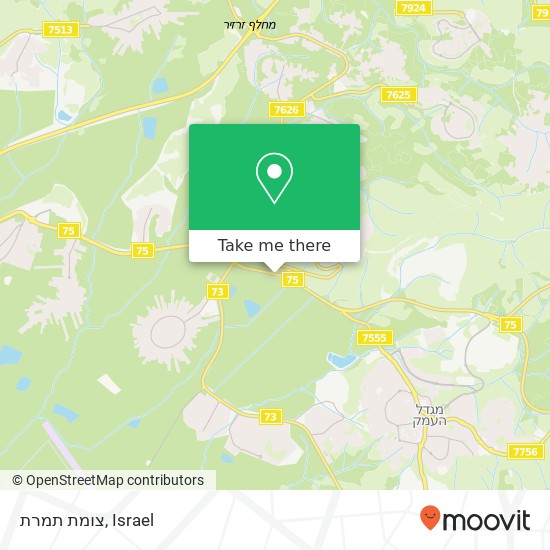 צומת תמרת map