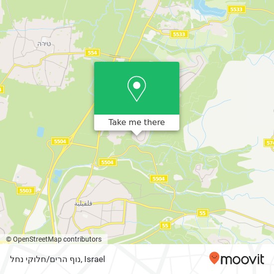 נוף הרים/חלוקי נחל map