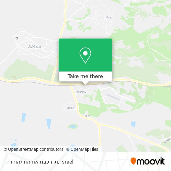 Карта ת. רכבת אחיהוד/הורדה