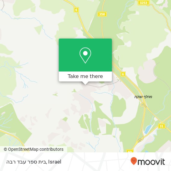 בית ספר עבד רבה map