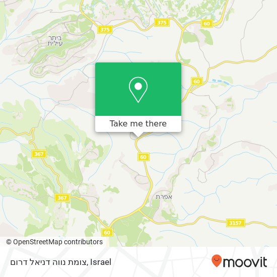 צומת נווה דניאל דרום map