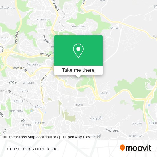 מחנה עופרית/בובר map