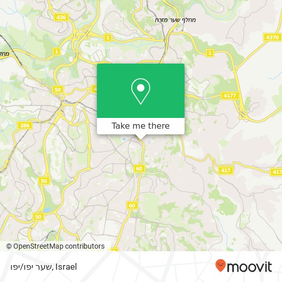 שער יפו/יפו map