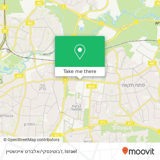 ז'בוטינסקי/אלברט איינשטיין map