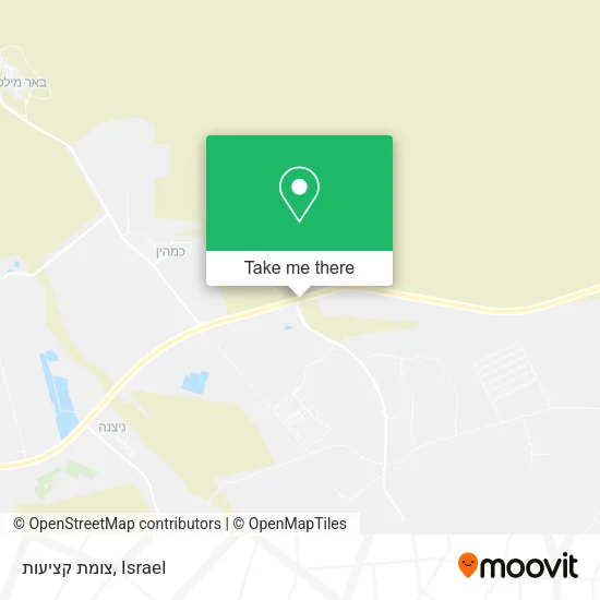 Карта צומת קציעות