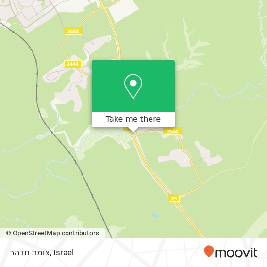 צומת תדהר map