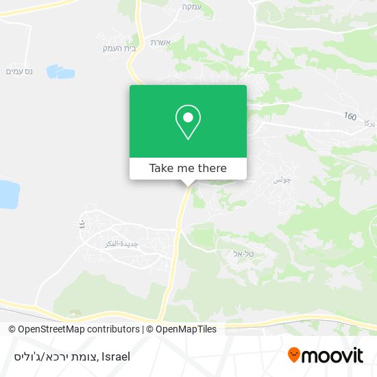 צומת ירכא/ג'וליס map