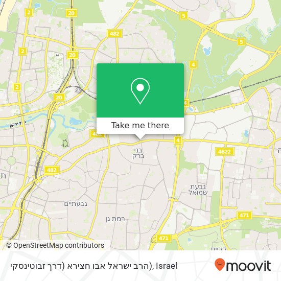 הרב ישראל אבו חצירא (דרך זבוטינסקי) map