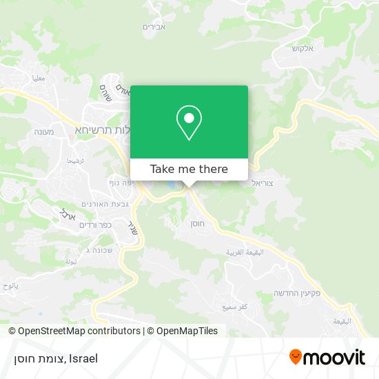 צומת חוסן map