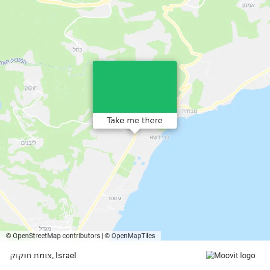 Карта צומת חוקוק