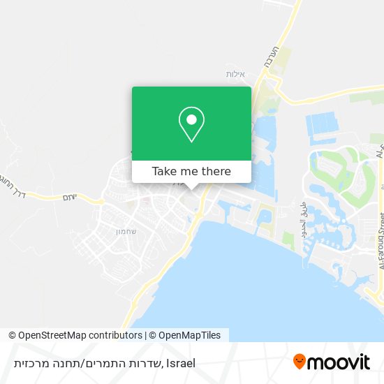 Карта שדרות התמרים/תחנה מרכזית