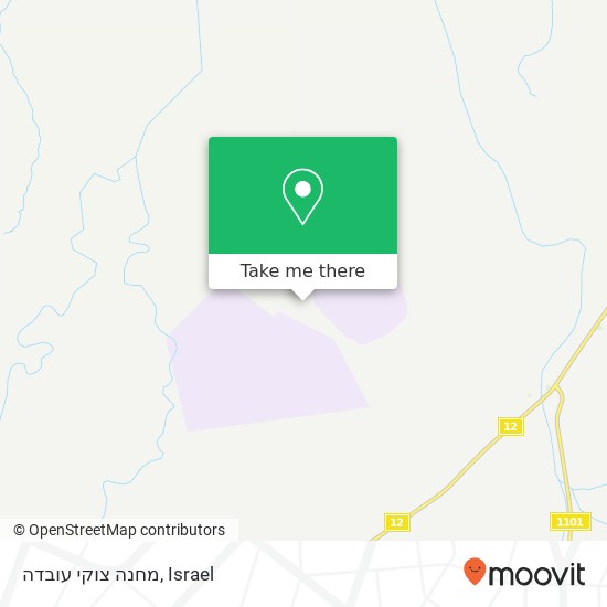 מחנה צוקי עובדה map