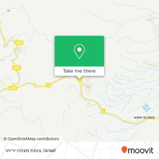 צומת מצפה-יריחו map