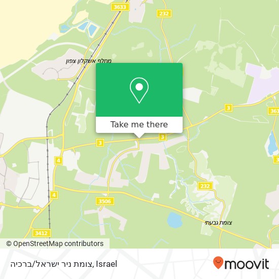 צומת ניר ישראל/ברכיה map