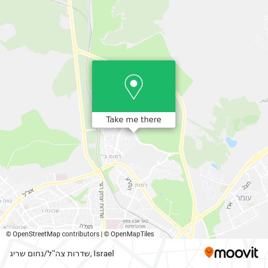 Карта שדרות צה''ל/נחום שריג
