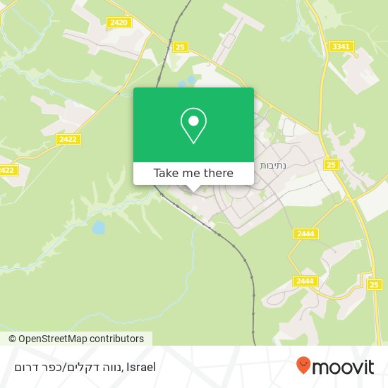 נווה דקלים/כפר דרום map