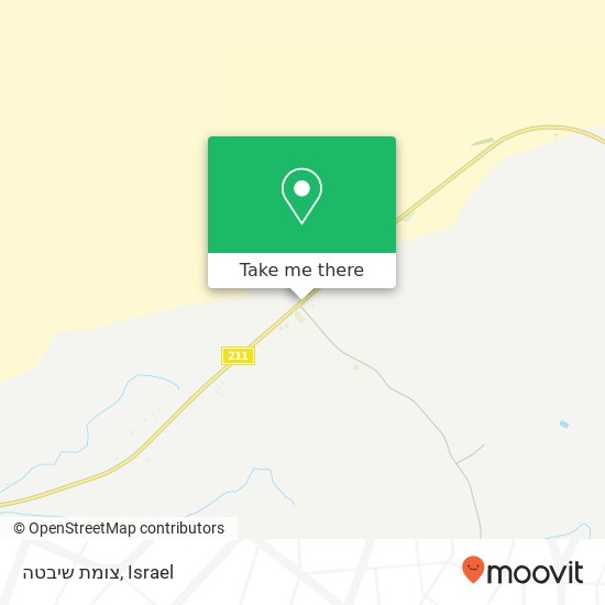 צומת שיבטה map