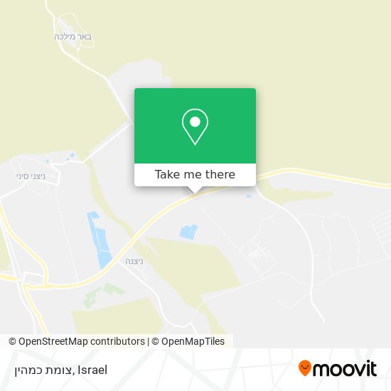 צומת כמהין map