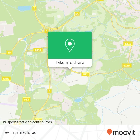 צומת חריש map