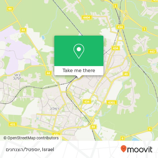 Карта יוספטל/הצנחנים