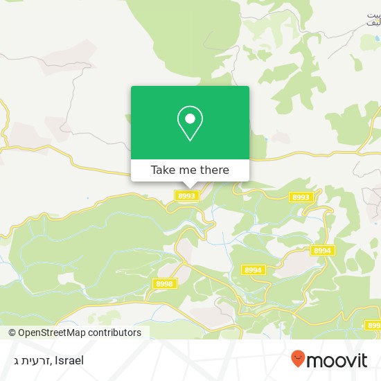 זרעית ג map