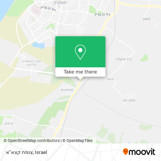 צומת קצא''א map