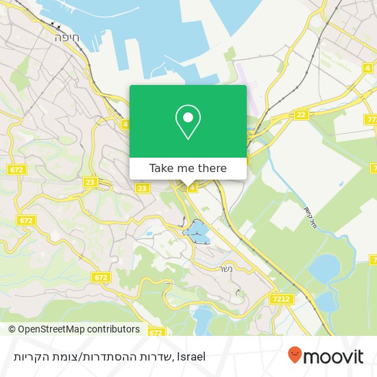 שדרות ההסתדרות/צומת הקריות map