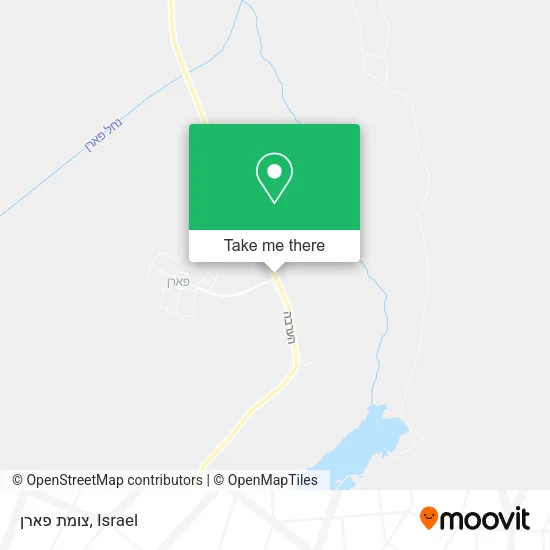 Карта צומת פארן