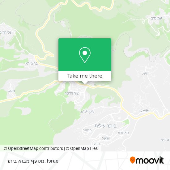 מסעף מבוא ביתר map