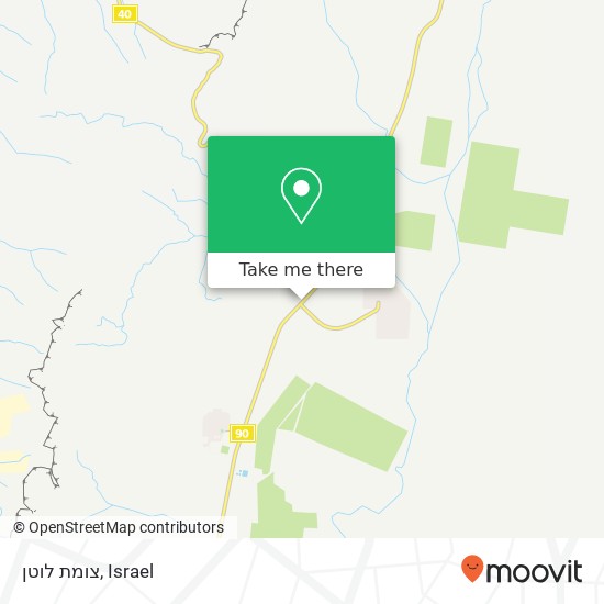 צומת לוטן map