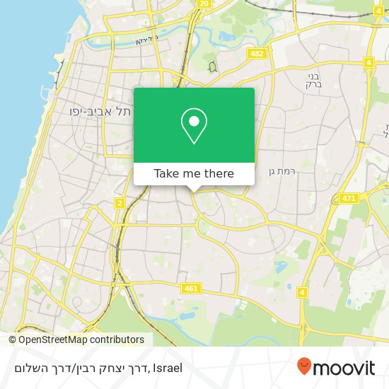 דרך יצחק רבין/דרך השלום map