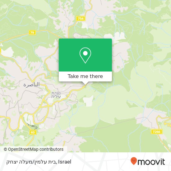 Карта בית עלמין/מעלה יצחק