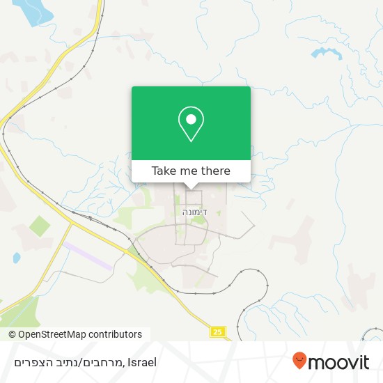 מרחבים/נתיב הצפרים map